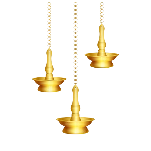Left Kerala Lamp